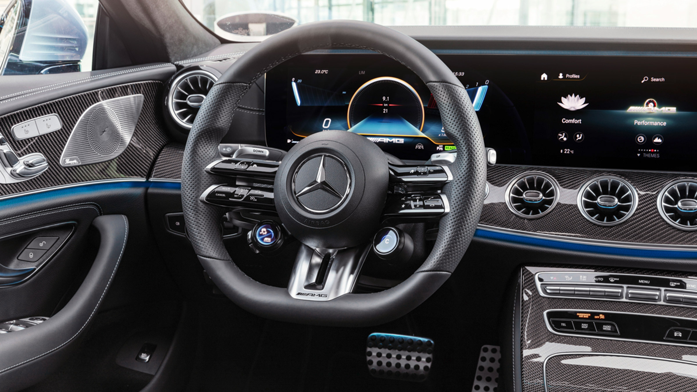 2021 Mercedes CLS53 – steering wheel