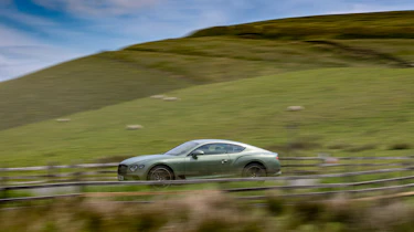 Bentley Continental GT review – green pan side