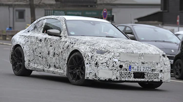 2022 BMW M2 spied road quarter 2