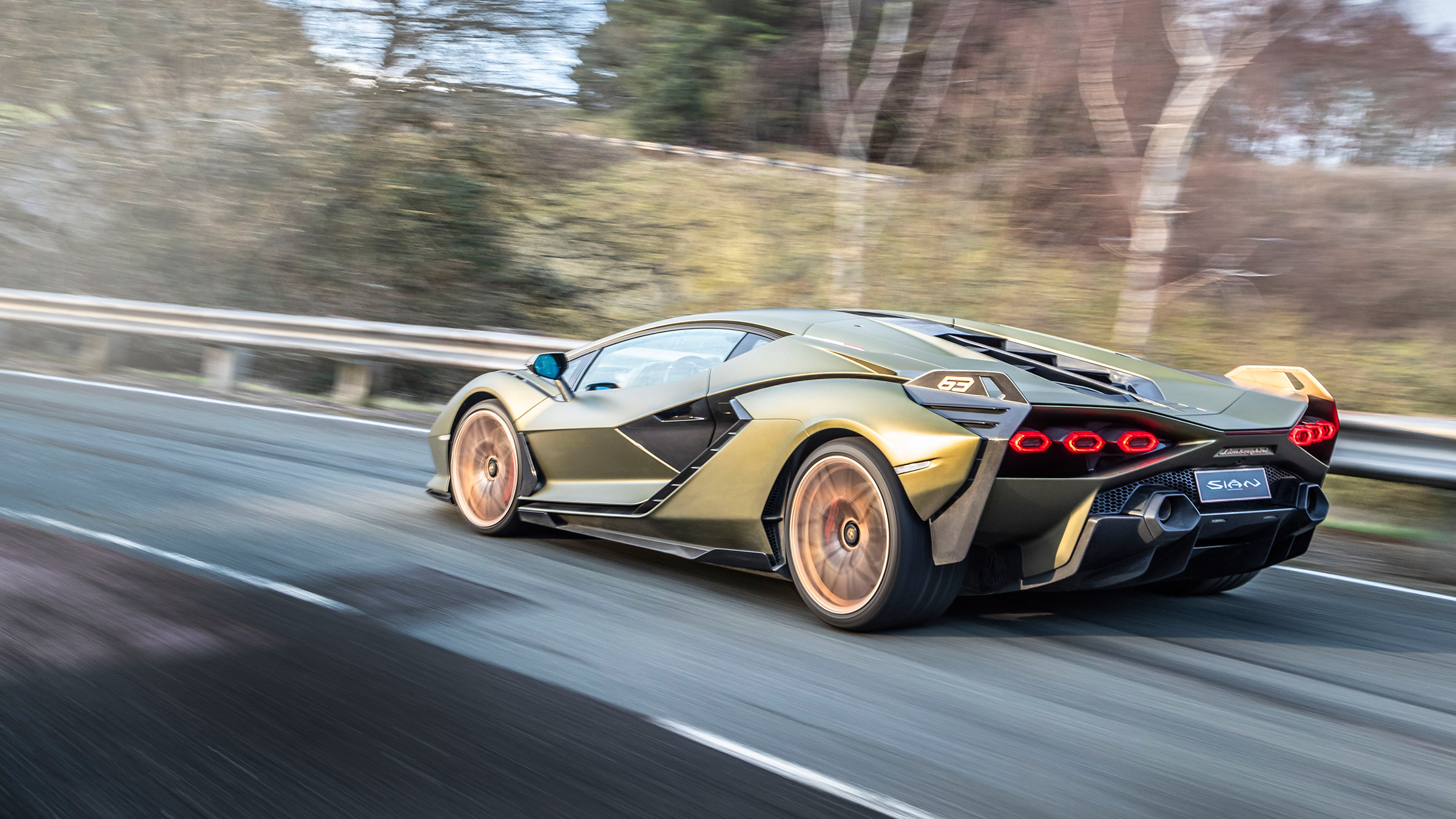 Lamborghini Sian - rear quarter