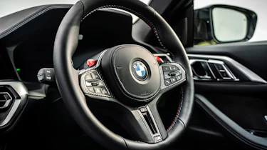 BMW M4 Competition 2021 review – steering wheel