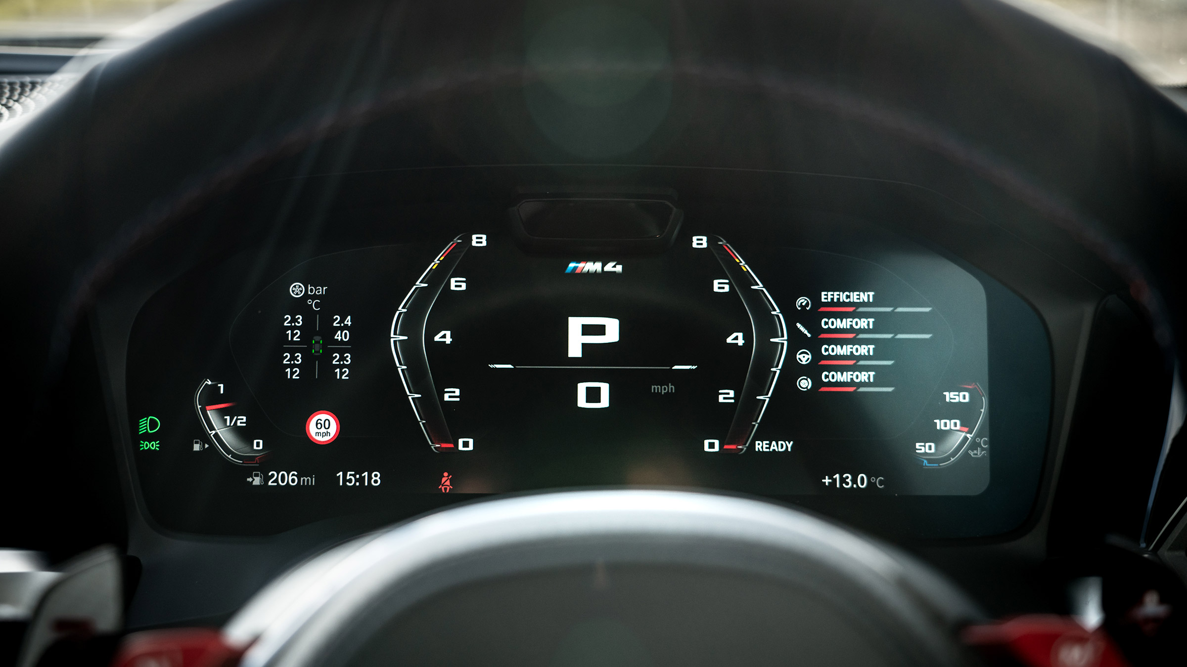 BMW M4 Competition 2021 review – dial pack