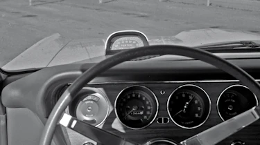 Pontiac GTO hood tach
