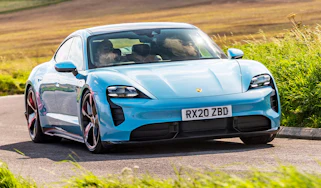 Porsche Taycan front