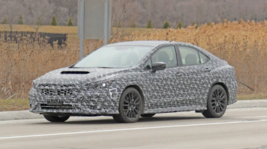2021 Subaru WRX spied - front quarter