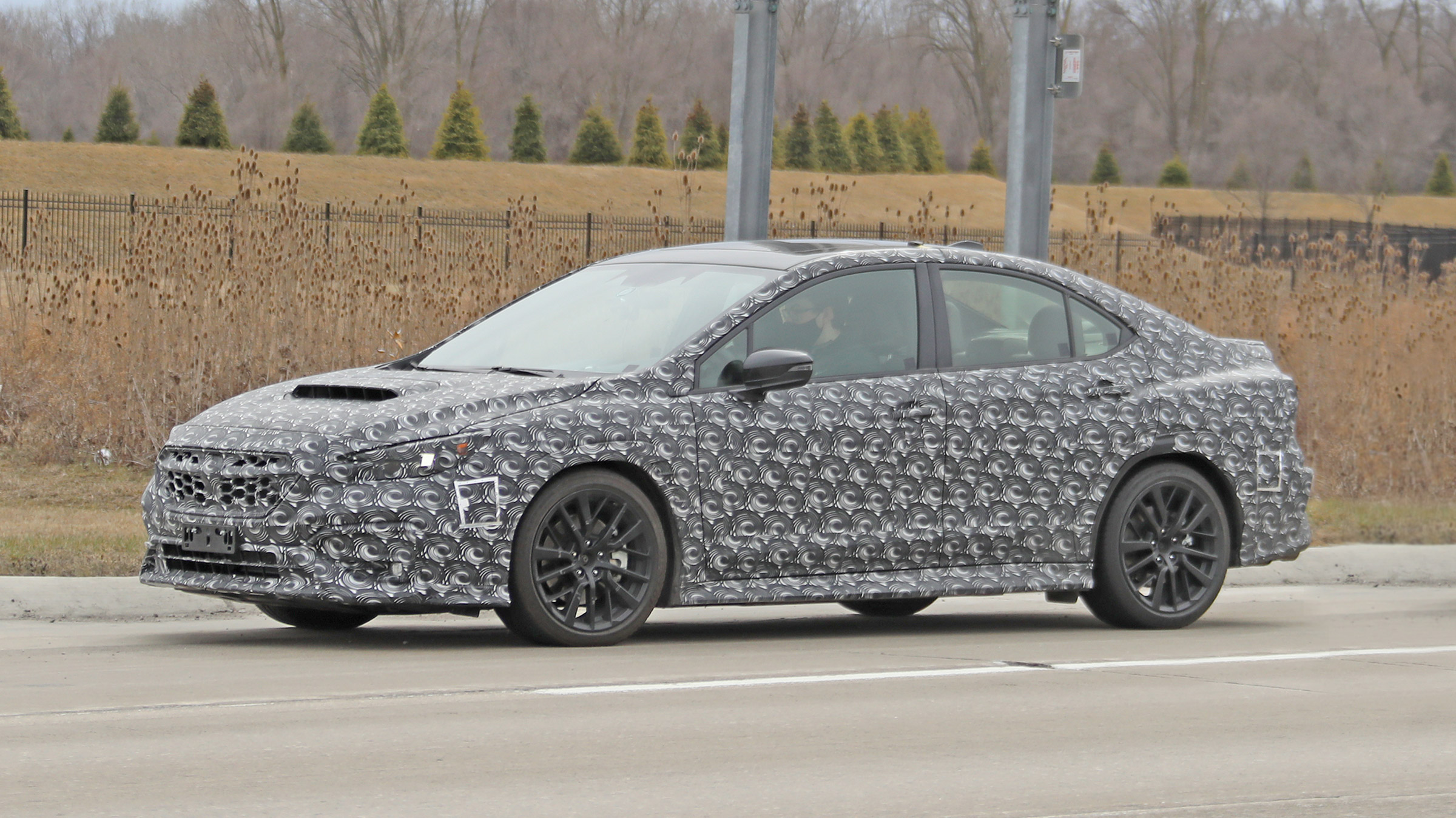 2021 Subaru WRX spied - side 3