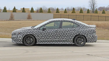 2021 Subaru WRX spied - side