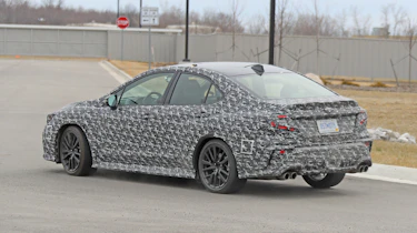 2021 Subaru WRX spied - rear quarter