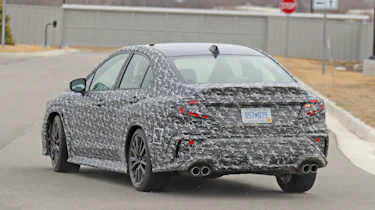 2021 Subaru WRX spied - rear quarter