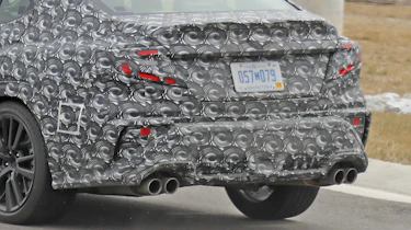 2021 Subaru WRX spied - rear apron