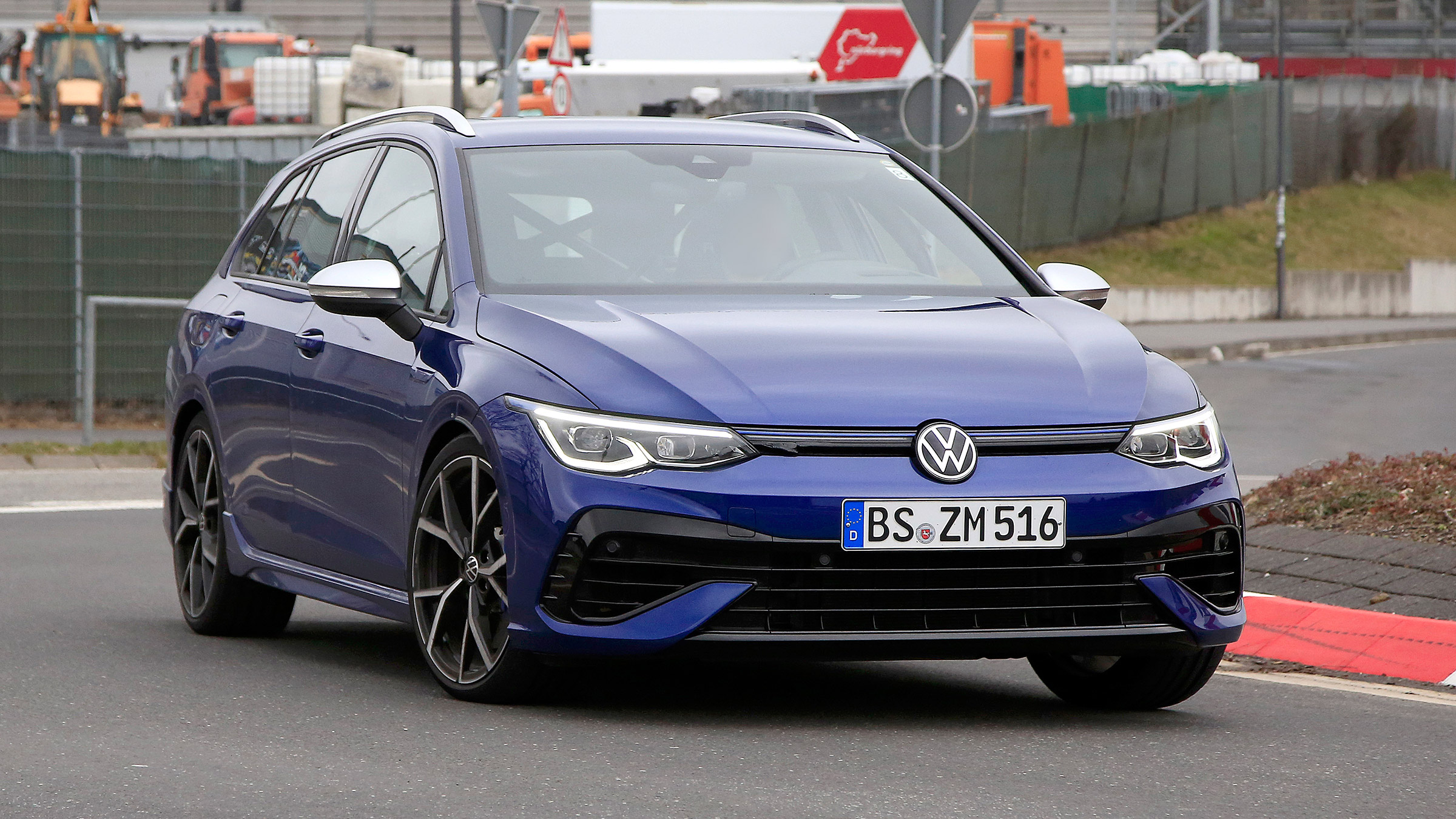 Golf R Estate 2021 spied - front quarter