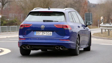 Golf R Estate 2021 spied - rear