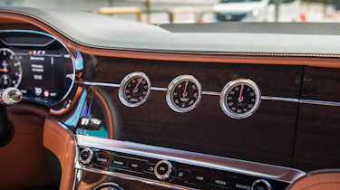 Bentley Continental GT review – display