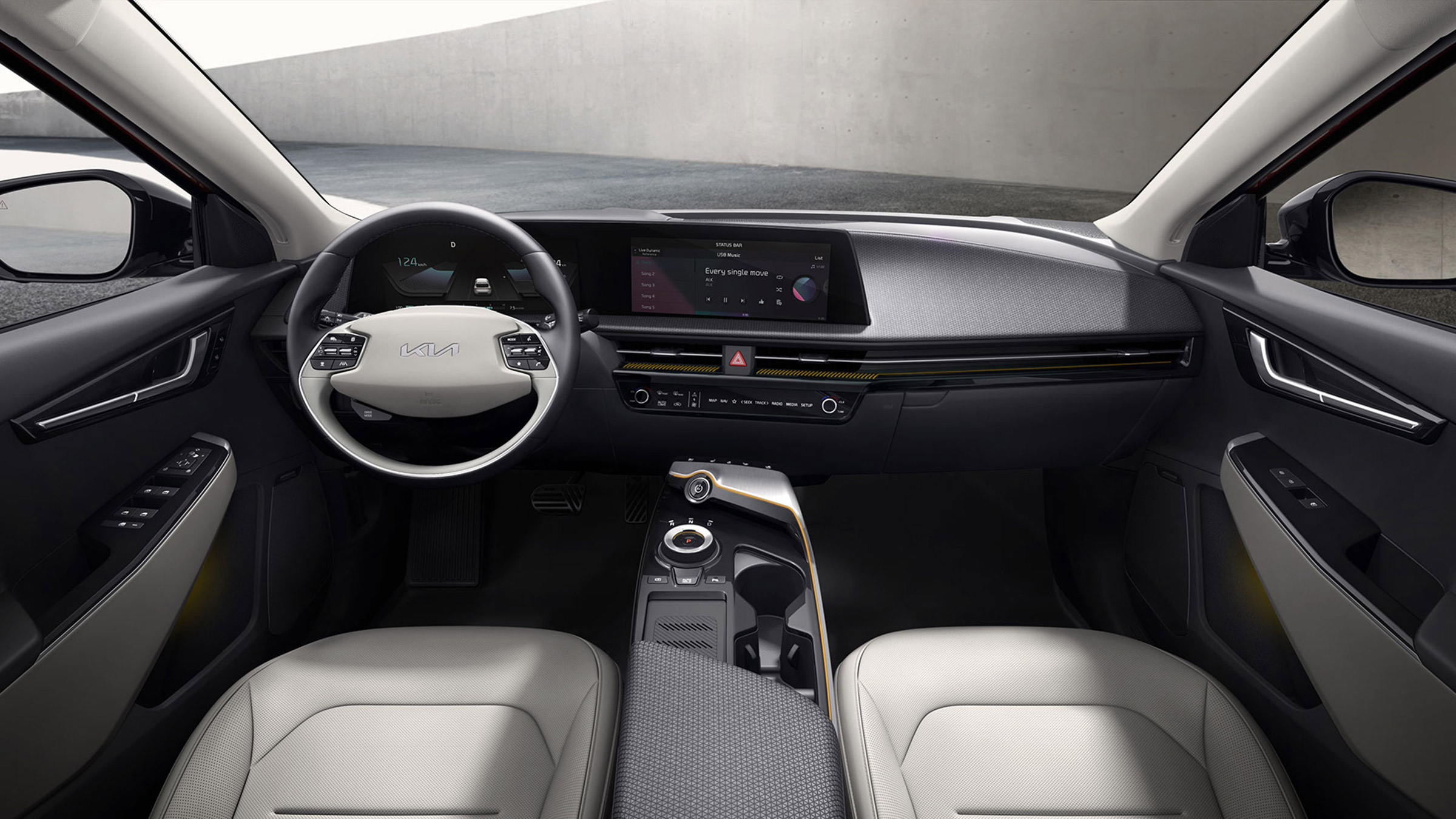 Kia EV6 revealed - interior