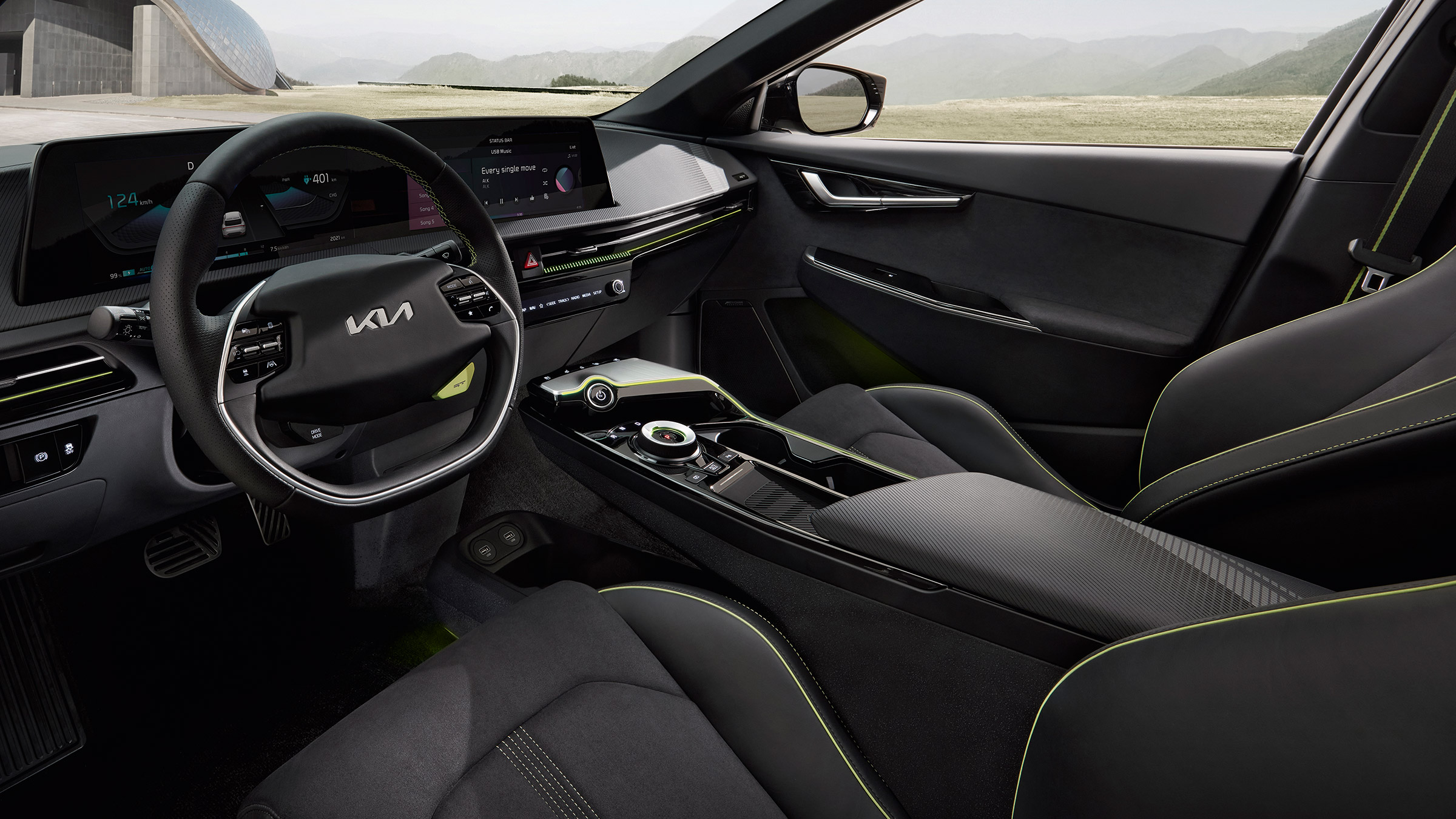 576bhp Kia EV6 GT revealed – dash