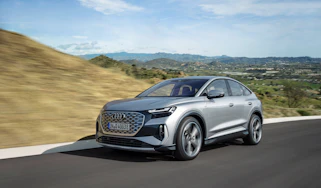 Audi Q4 e-tron Sportback – front tracking