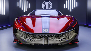 MG Cyberster Roadster concept – nose