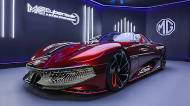 MG Cyberster Roadster concept – front quarter
