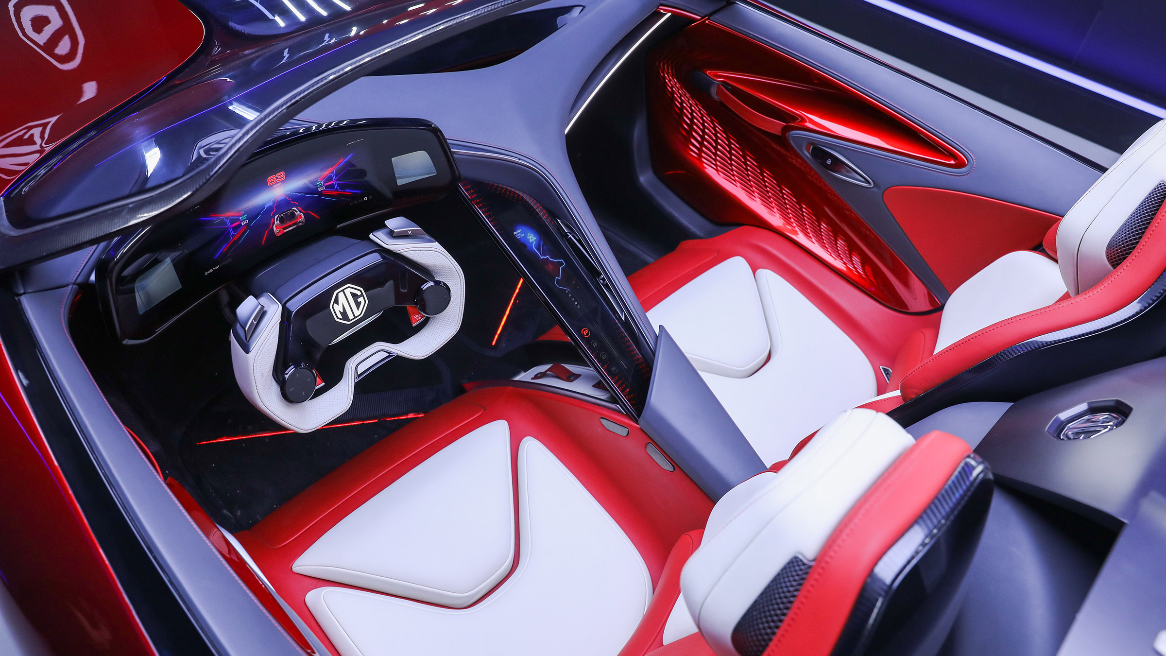 MG Cyberster Roadster concept – interior
