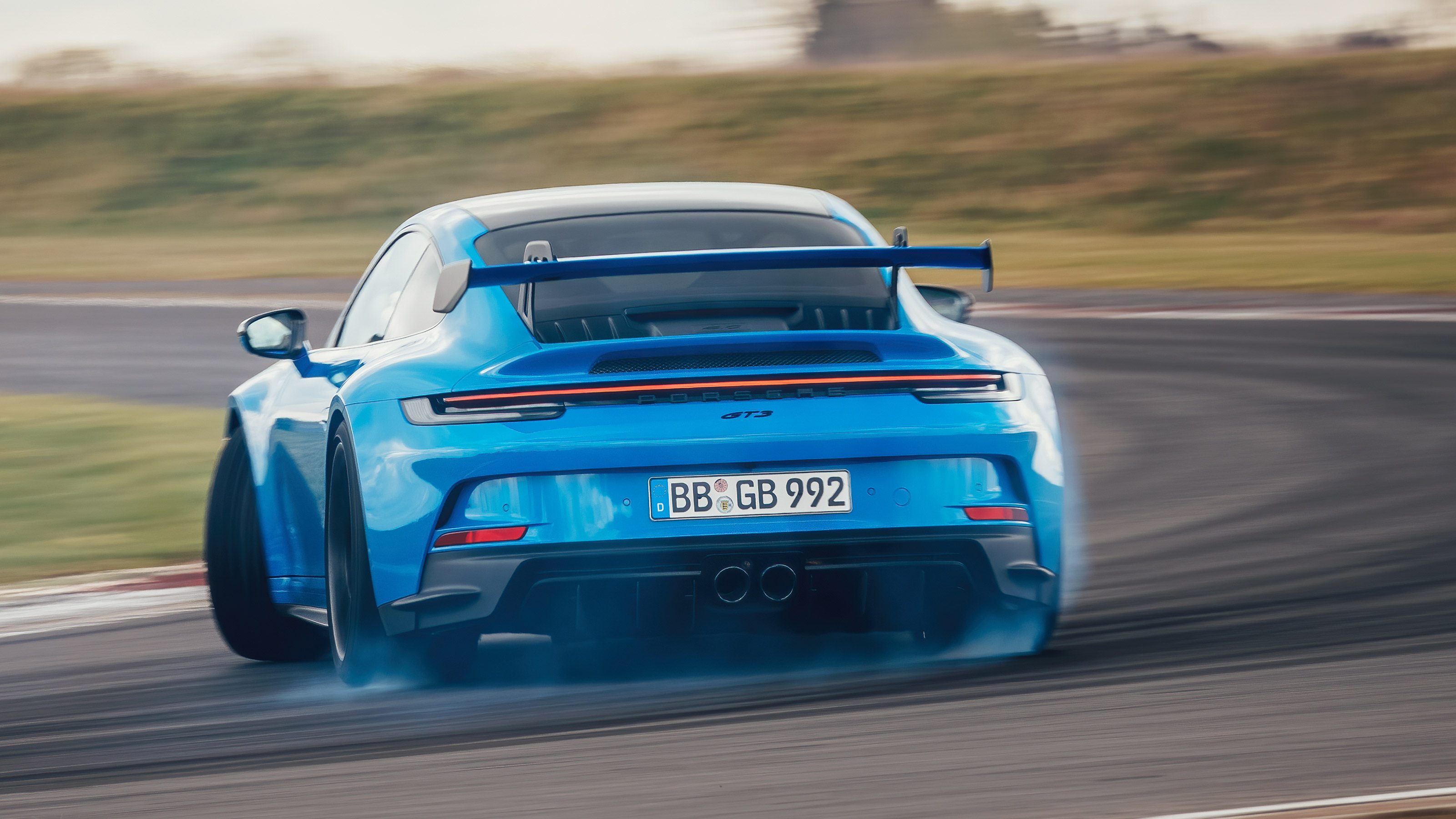 992 Porsche 911 GT3 rear drift