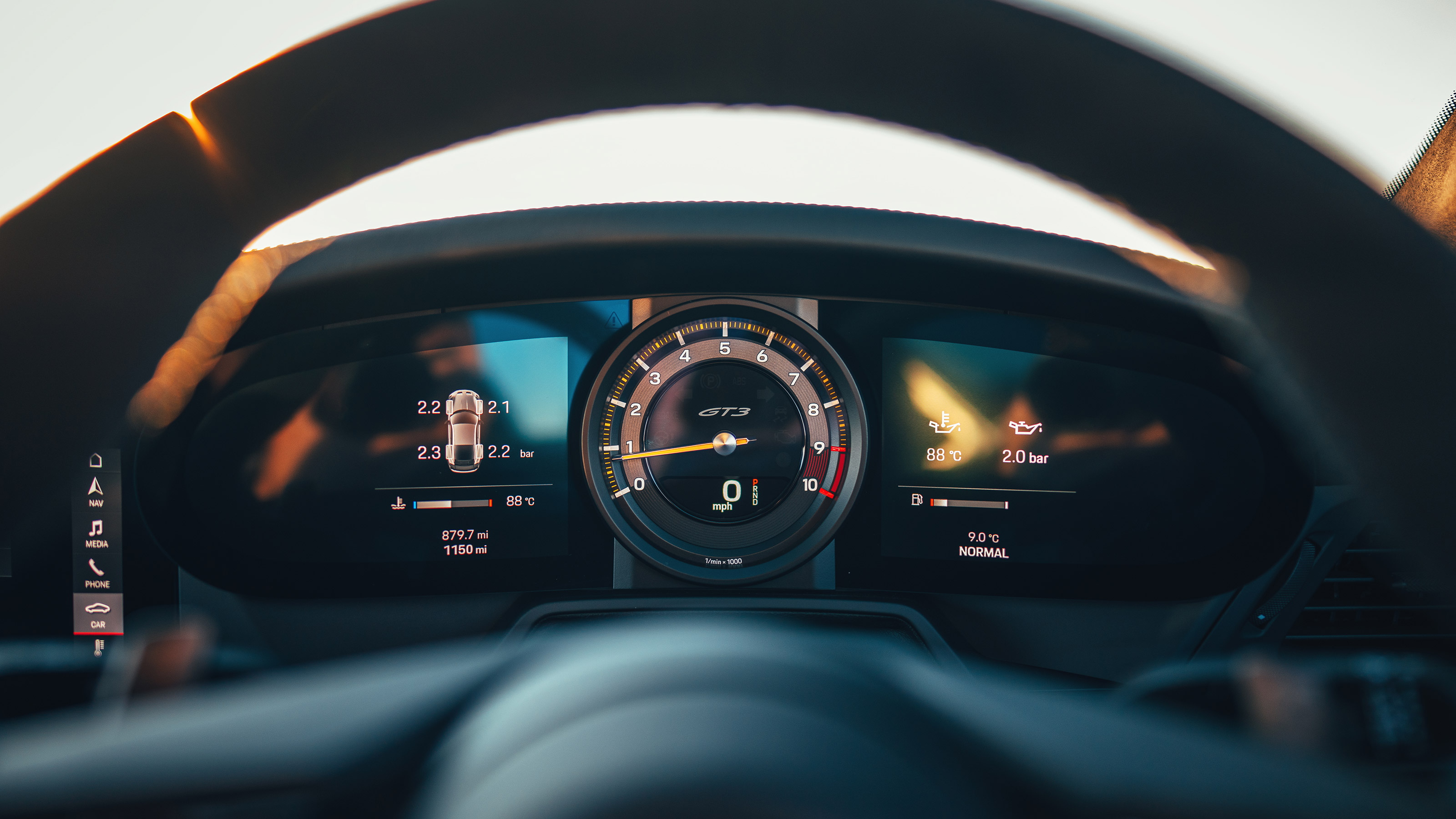 992 Porsche 911 GT3 tach