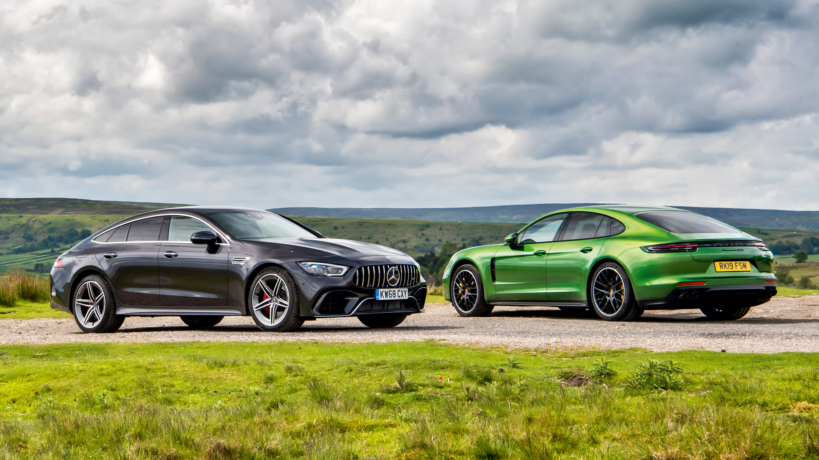 Porsche Panamera GTS v Mercedes-AMG GT63 4-Door Coupé