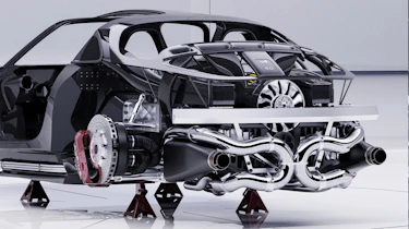 Alpine A110 GTA concept – rear mounting