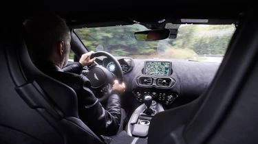 Aston Martin Vantage cabin