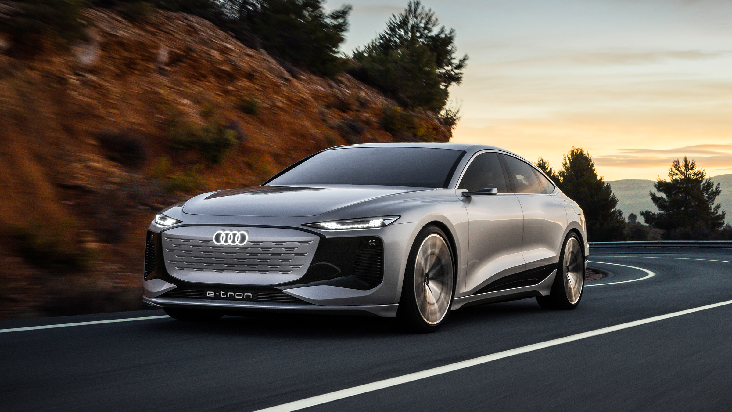 Audi A6 e-tron Concept - front tracking