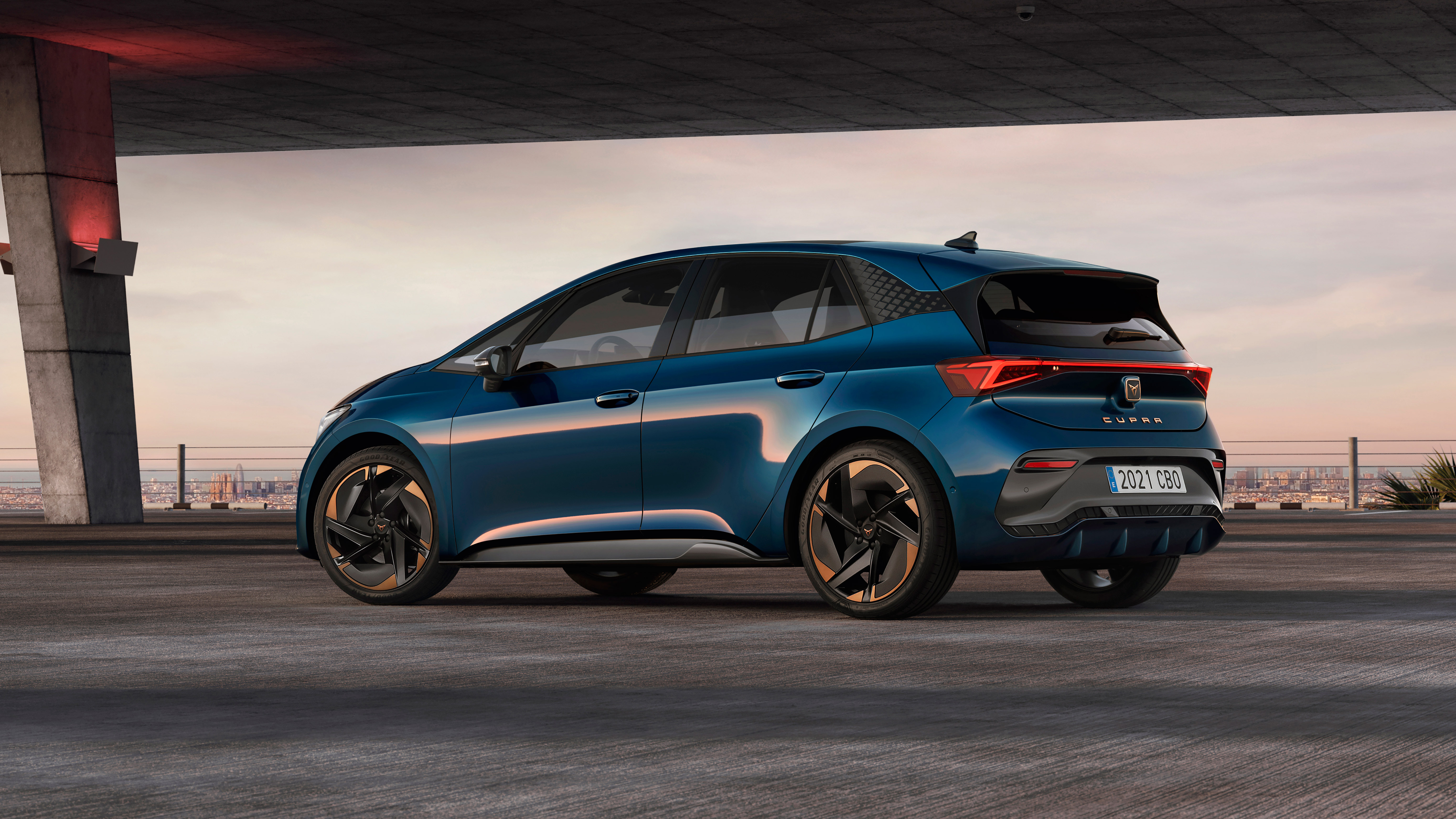 Cupra Born reveal – rear quarter