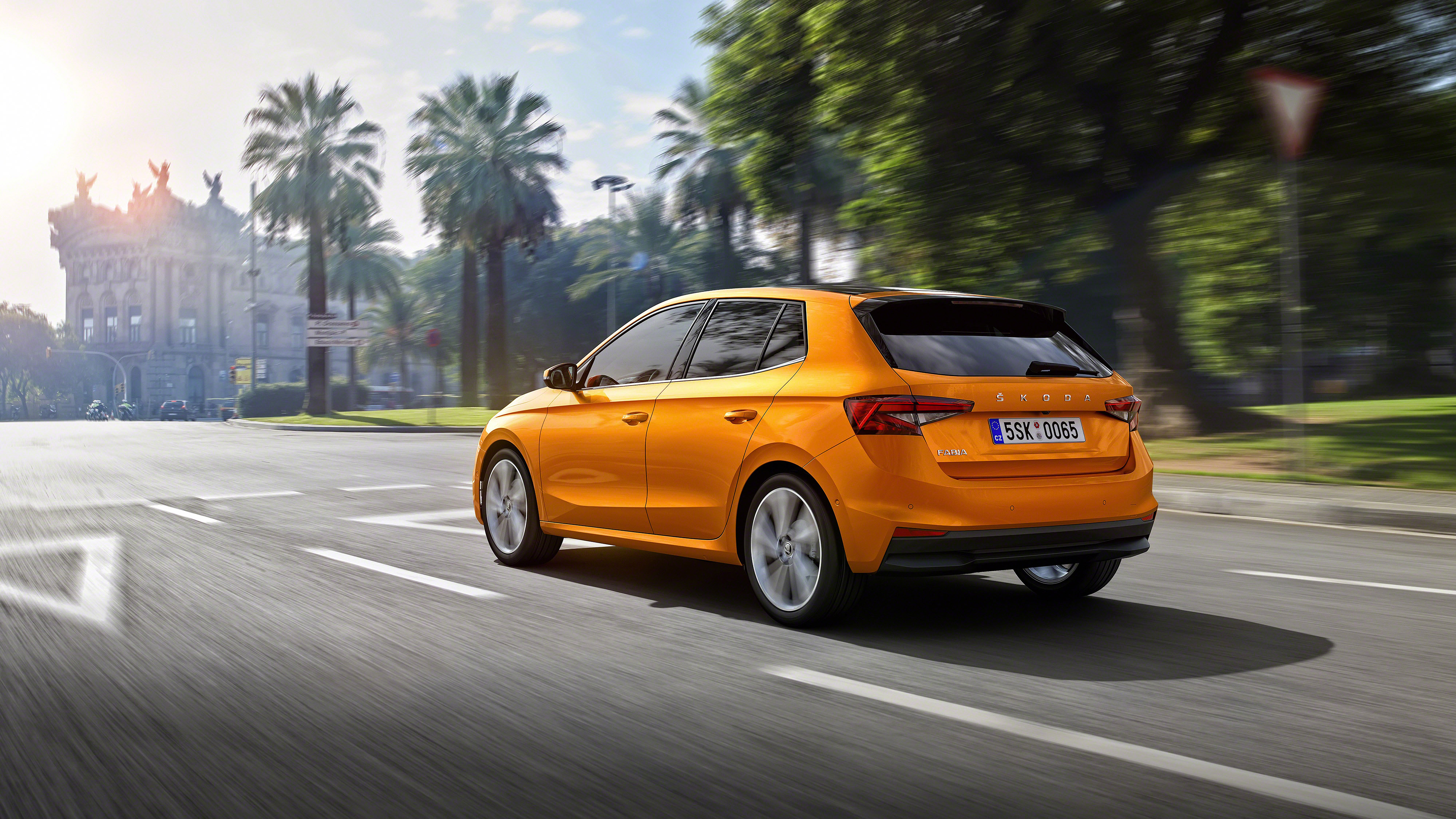 2022 Skoda Fabia render – rear quarter