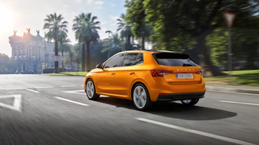 2022 Skoda Fabia render – rear quarter