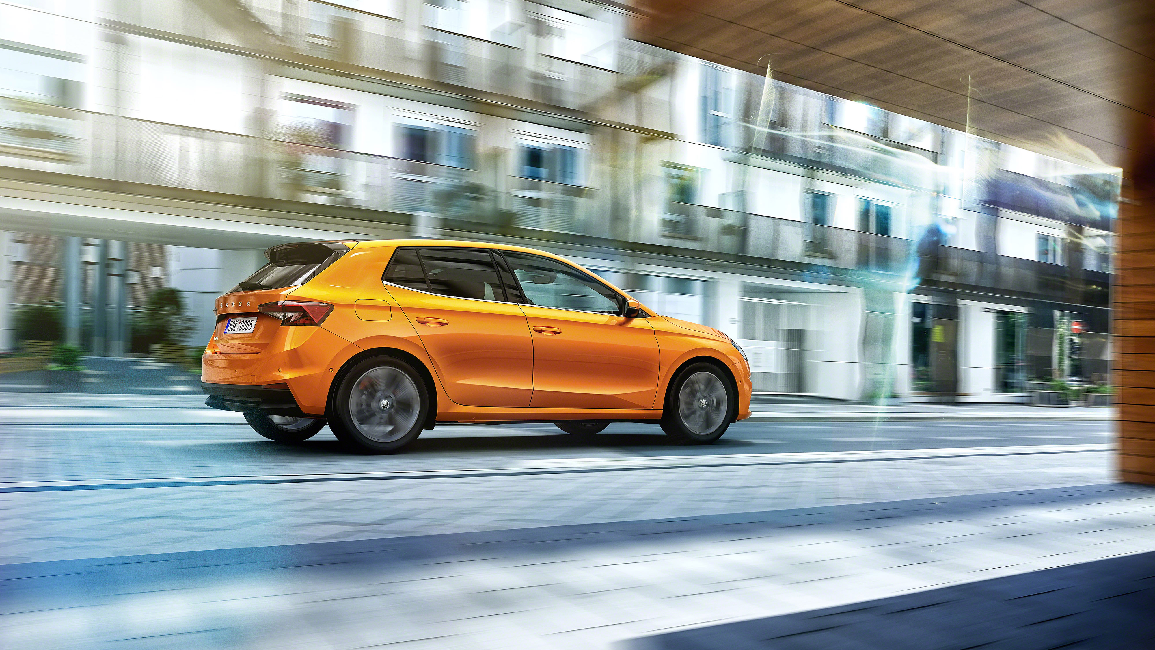 2022 Skoda Fabia render – rear tracking