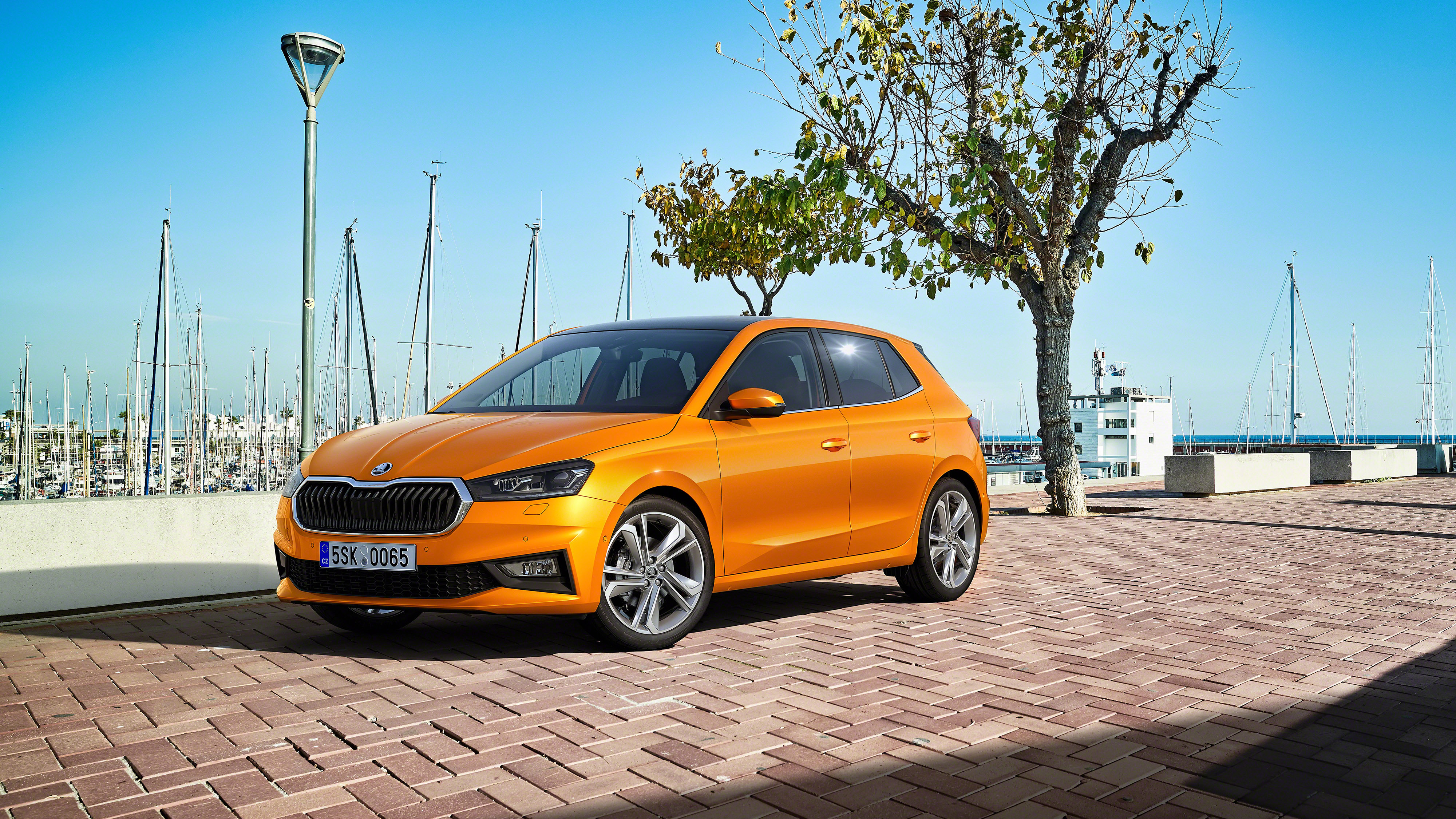 2022 Skoda Fabia render – front quarter