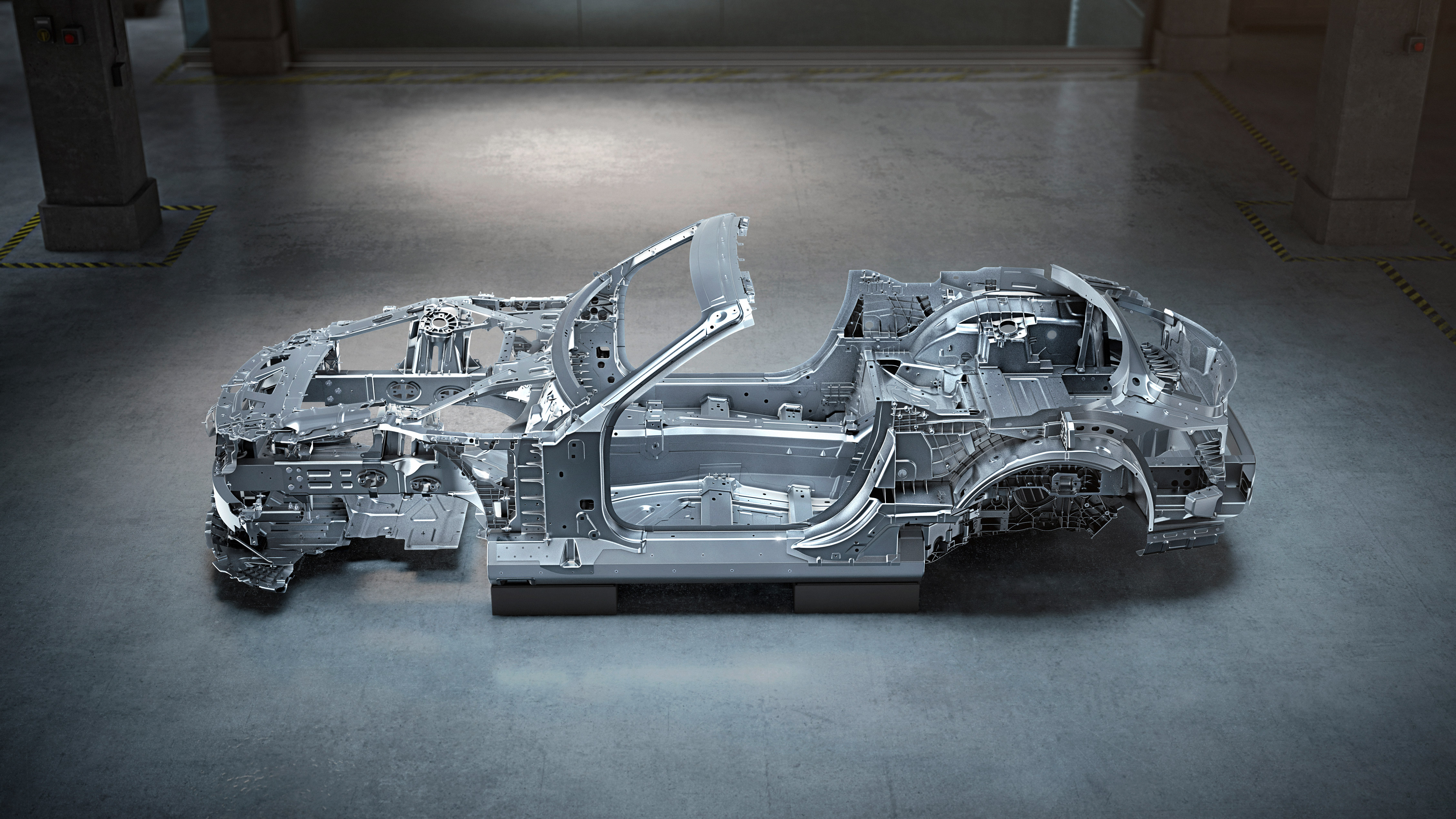Mercedes SL structure 4