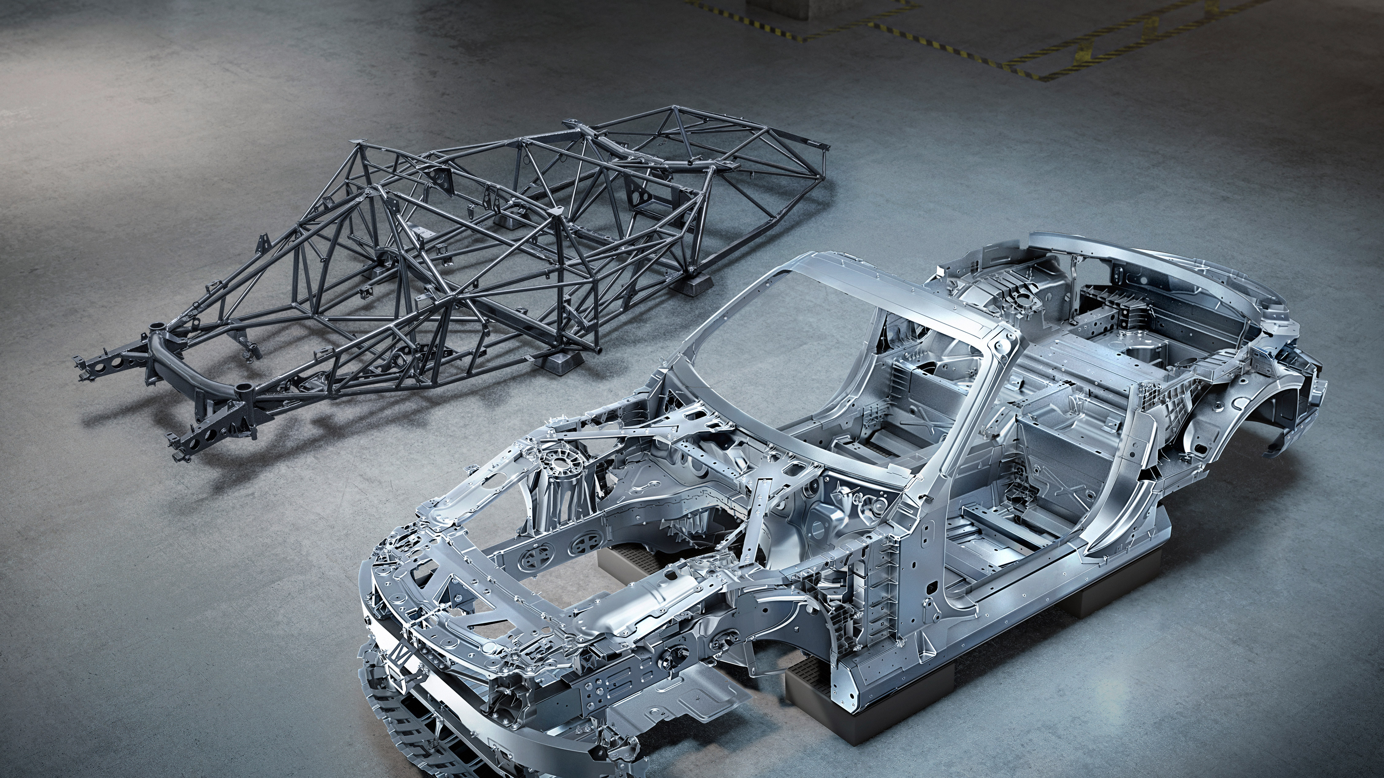 Mercedes SL structure 2