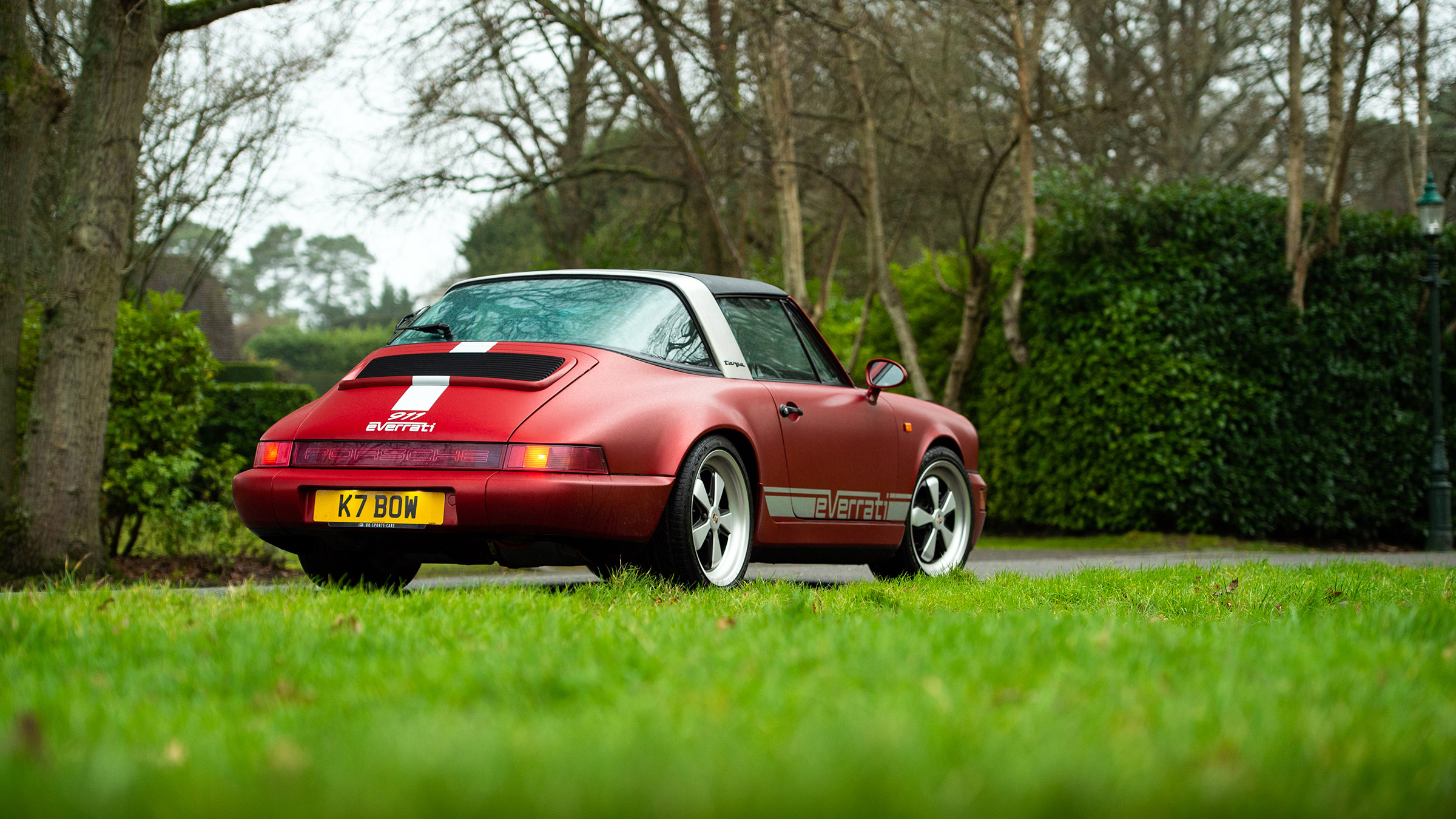 Everrati Porsche 964 – rear quarter static