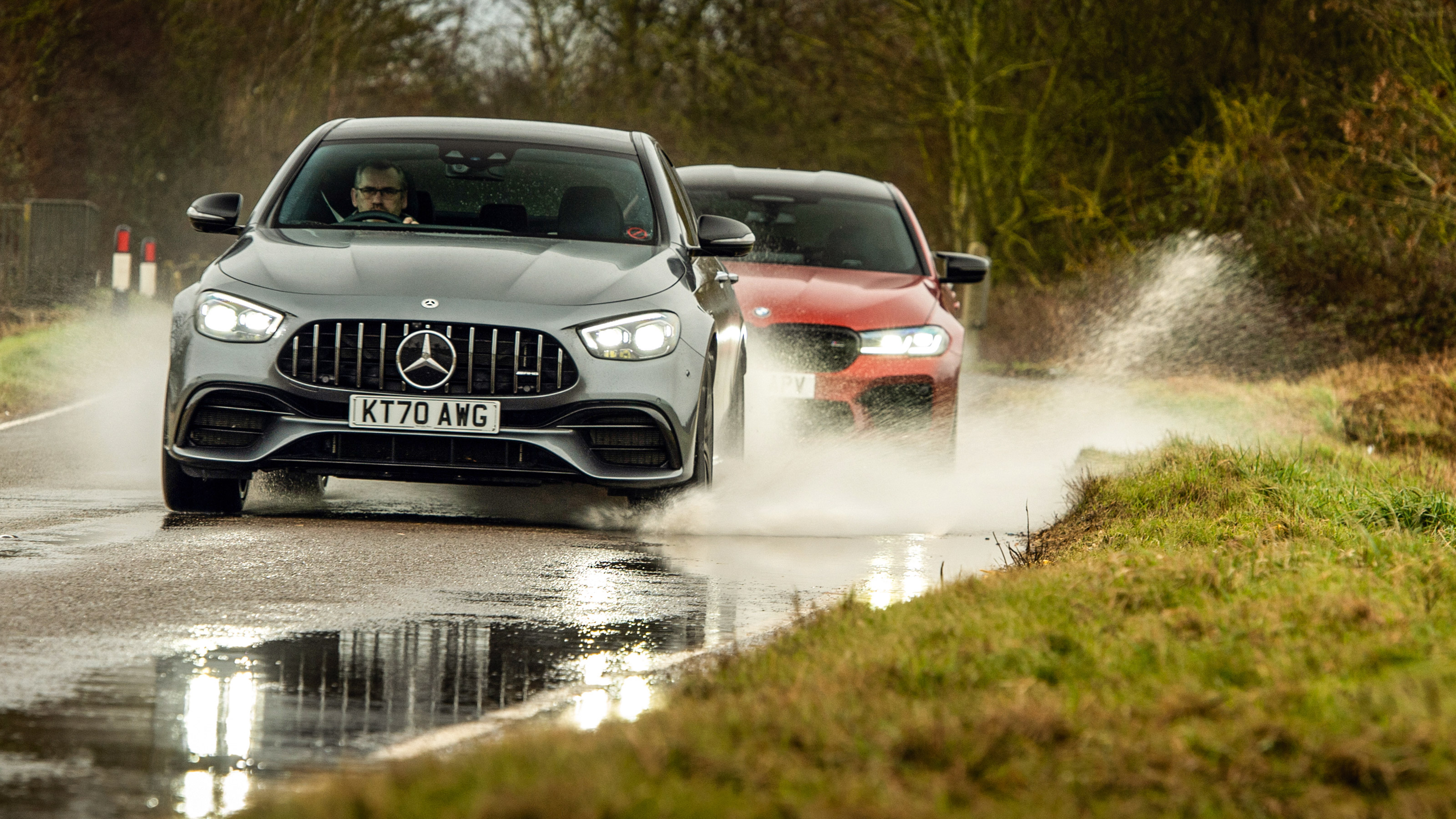 Car pictures BMW M5 v Mercedes-AMG E63