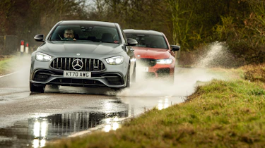 Car pictures BMW M5 v Mercedes-AMG E63