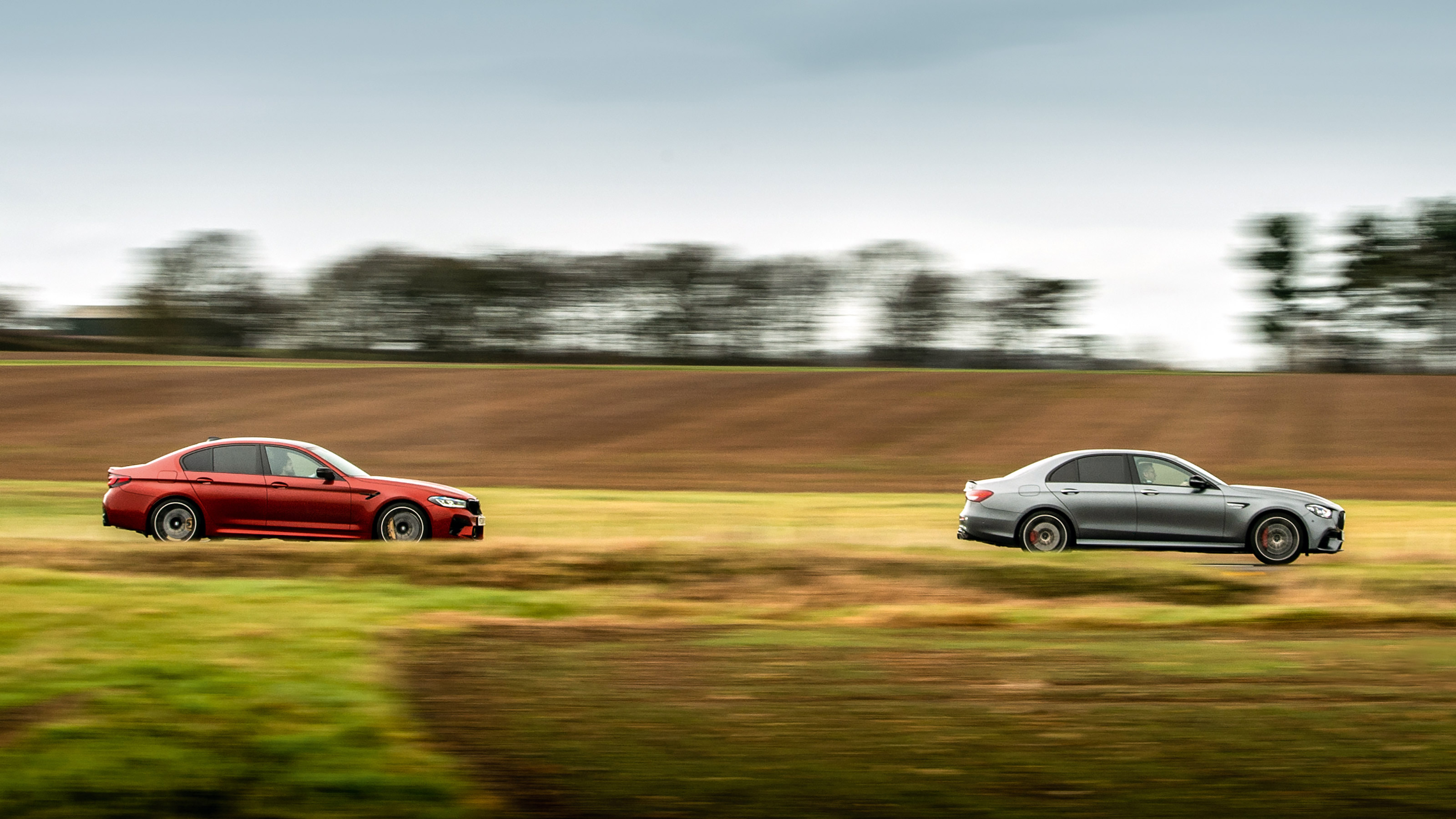Car pictures BMW M5 v Mercedes-AMG E63