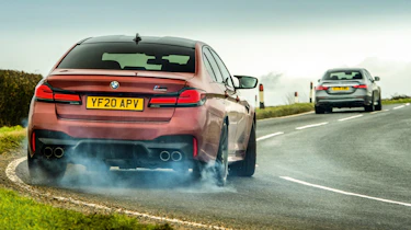 Car pictures BMW M5 v Mercedes-AMG E63
