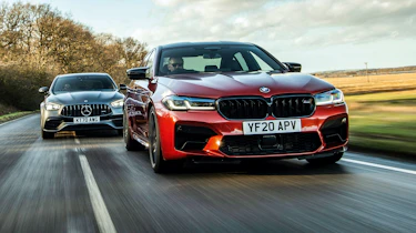 Car pictures BMW M5 v Mercedes-AMG E63