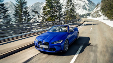 BMW M4 Competition Convertible – front tracking