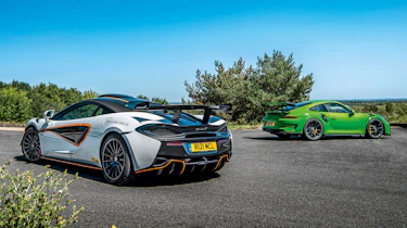 McLaren 620R v Porsche 911 GT3 RS