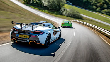 McLaren 620R v Porsche 911 GT3 RS