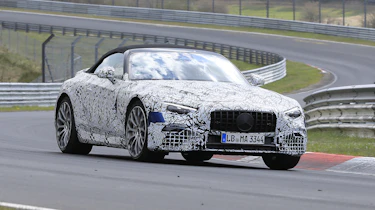 2021 Mercedes SL Spy - front quarter