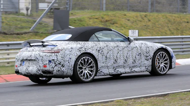 2021 Mercedes SL Spy - rear quarter
