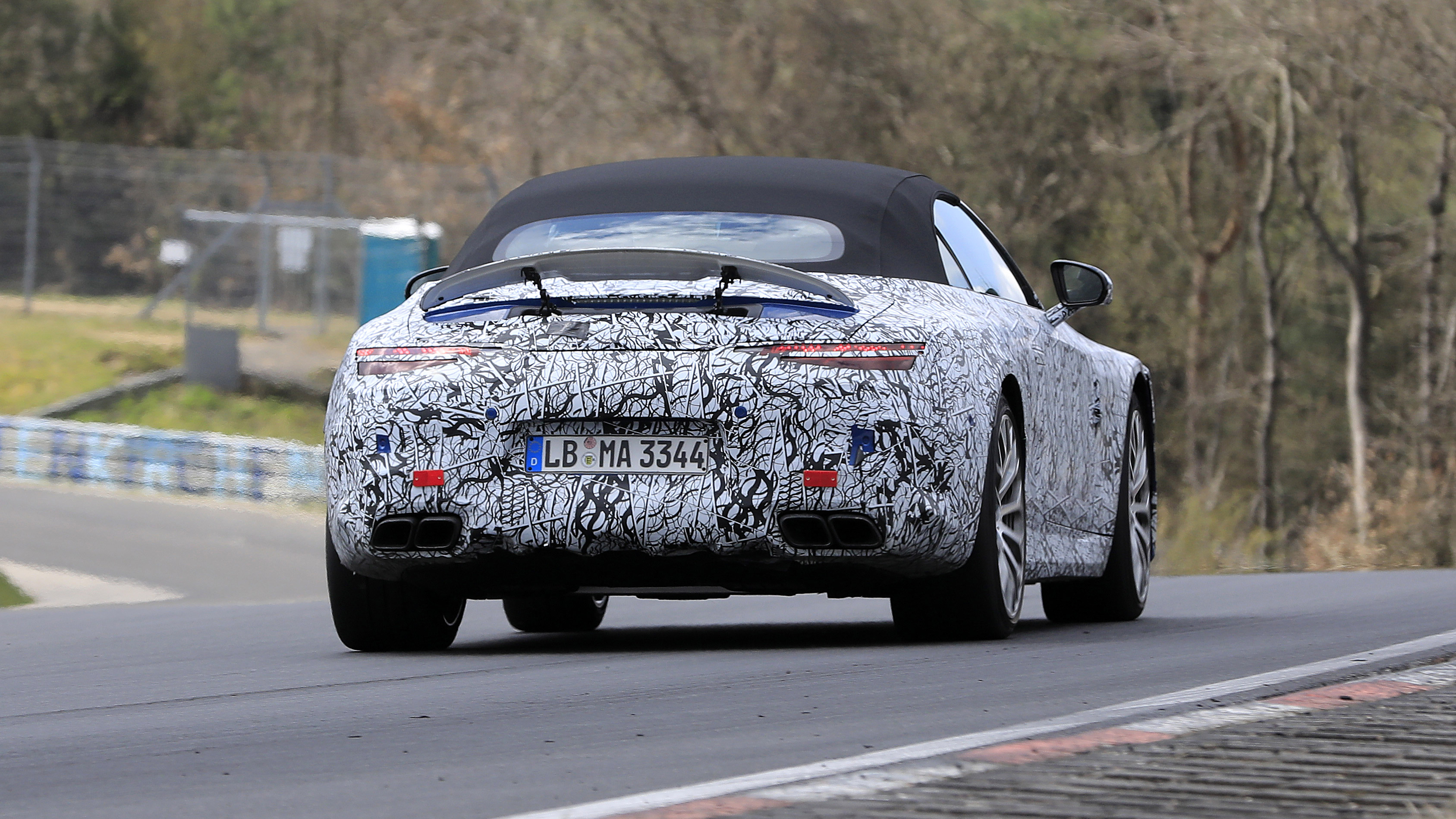 2021 Mercedes SL Spy - rear