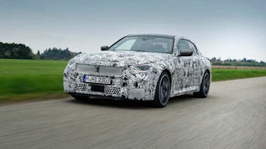 BMW M240i prototype – front tracking