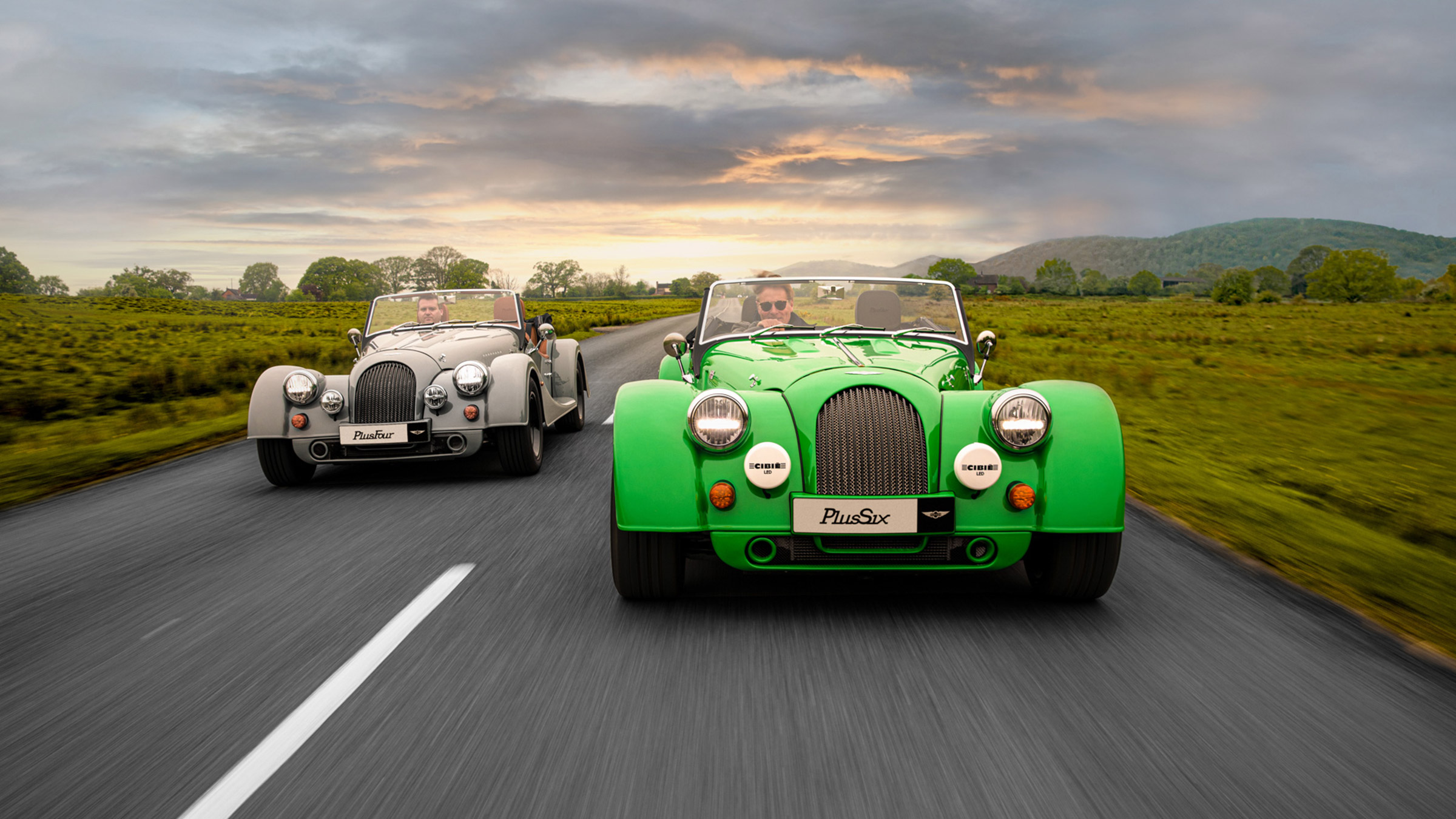 Morgan Plus Six MY22 – front tracking
